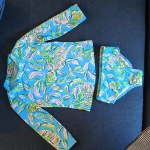 Lily Pulitzer Rash Guard w/Matching Bottoms
